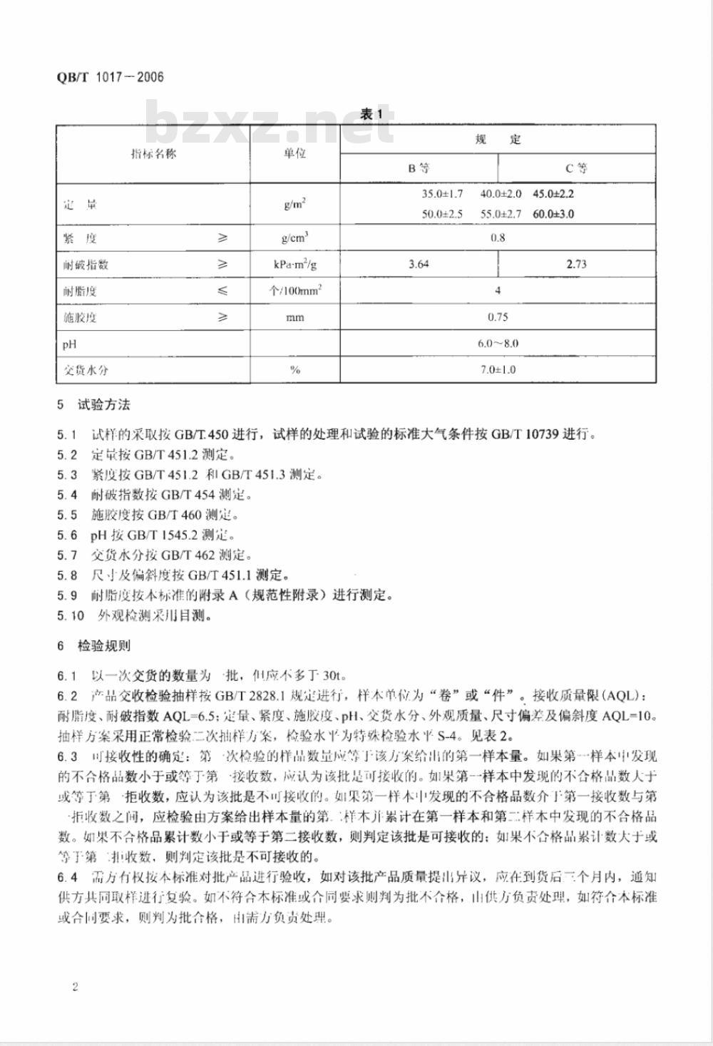 QB/T 1017-2006 仿羊皮纸