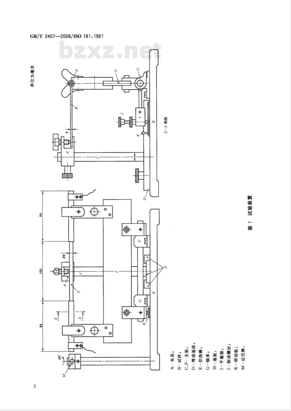 GB/T 2407-2008 塑料 硬质塑料小试样与炽热棒接触时燃烧特性的测定