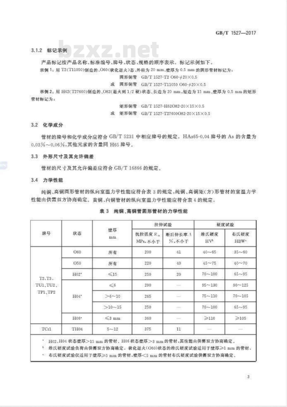 GB/T 1527-2017 拉制铜管