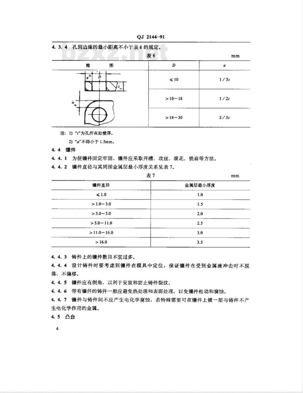 QJ 2144-1991 压铸件设计规范