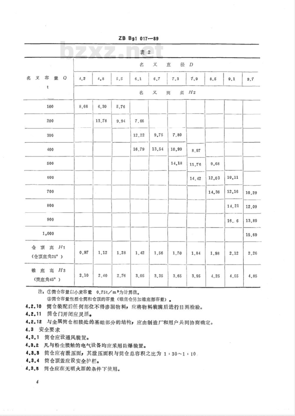 JB/T 9800-1999 波纹板装配式金属筒仓