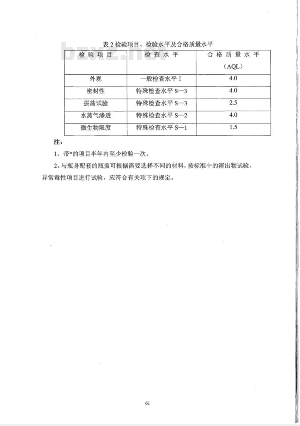 YBB 0011-2002 口服固体药用聚丙烯瓶(试行)(附起草说明)