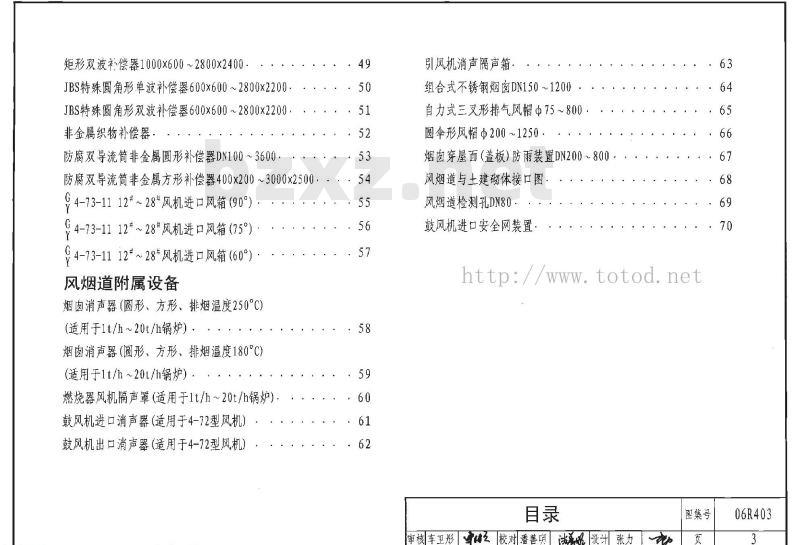 06R403 锅炉房风烟道及附件(新编)