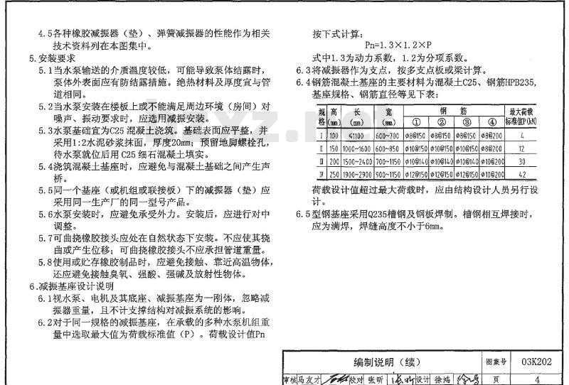 03K202 离心式水泵安装