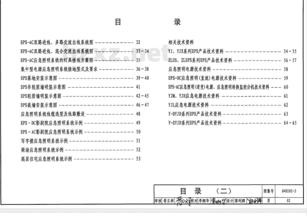 04D202-3 集中型电源应急照明系统