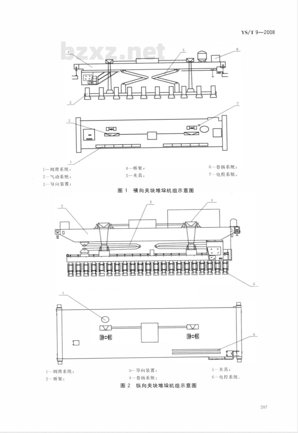 YS/T 9-2008 阳极炭块堆垛机组
