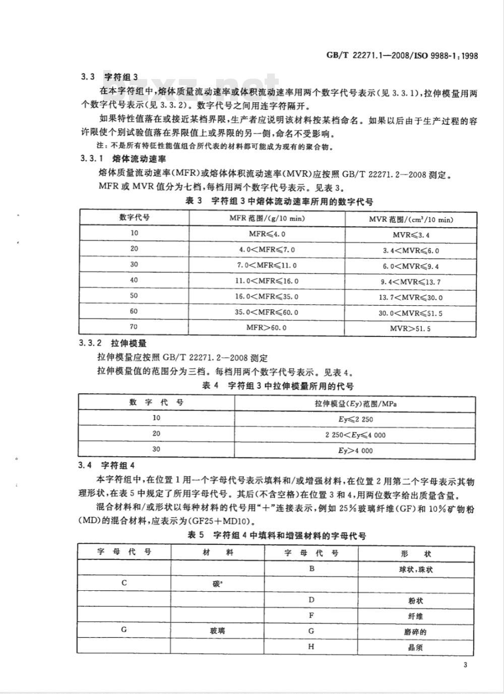 GB/T 22271.1-2008 塑料 聚甲醛(POM)模塑和挤塑材料 第1部分：命名系统和分类基础