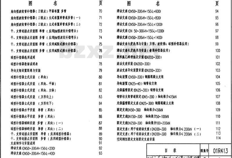 01R413 01(03)R413(含局部修改版) 室外热力管道安装（架空敷设）