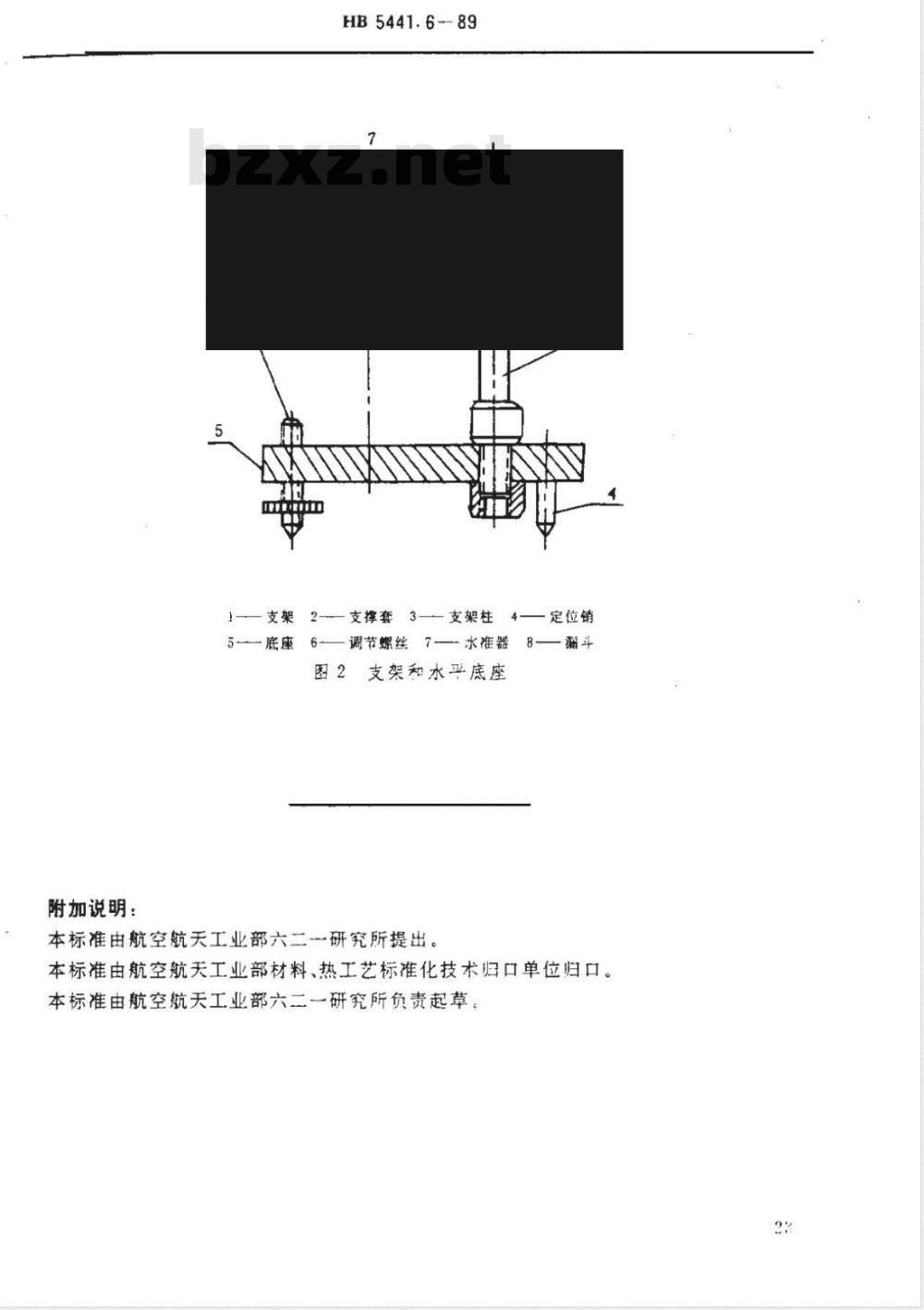 HB 5441.6-1989 粉末冶金制品和粉末的性能测试 金属粉末流动性的测试方法