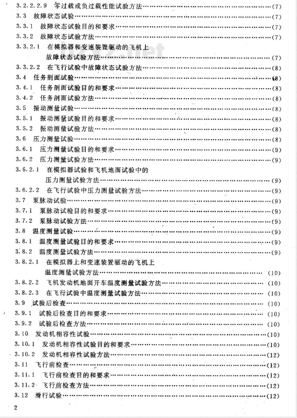HB 5950-1988 飞机液压、应急气动系统试验要求及方法