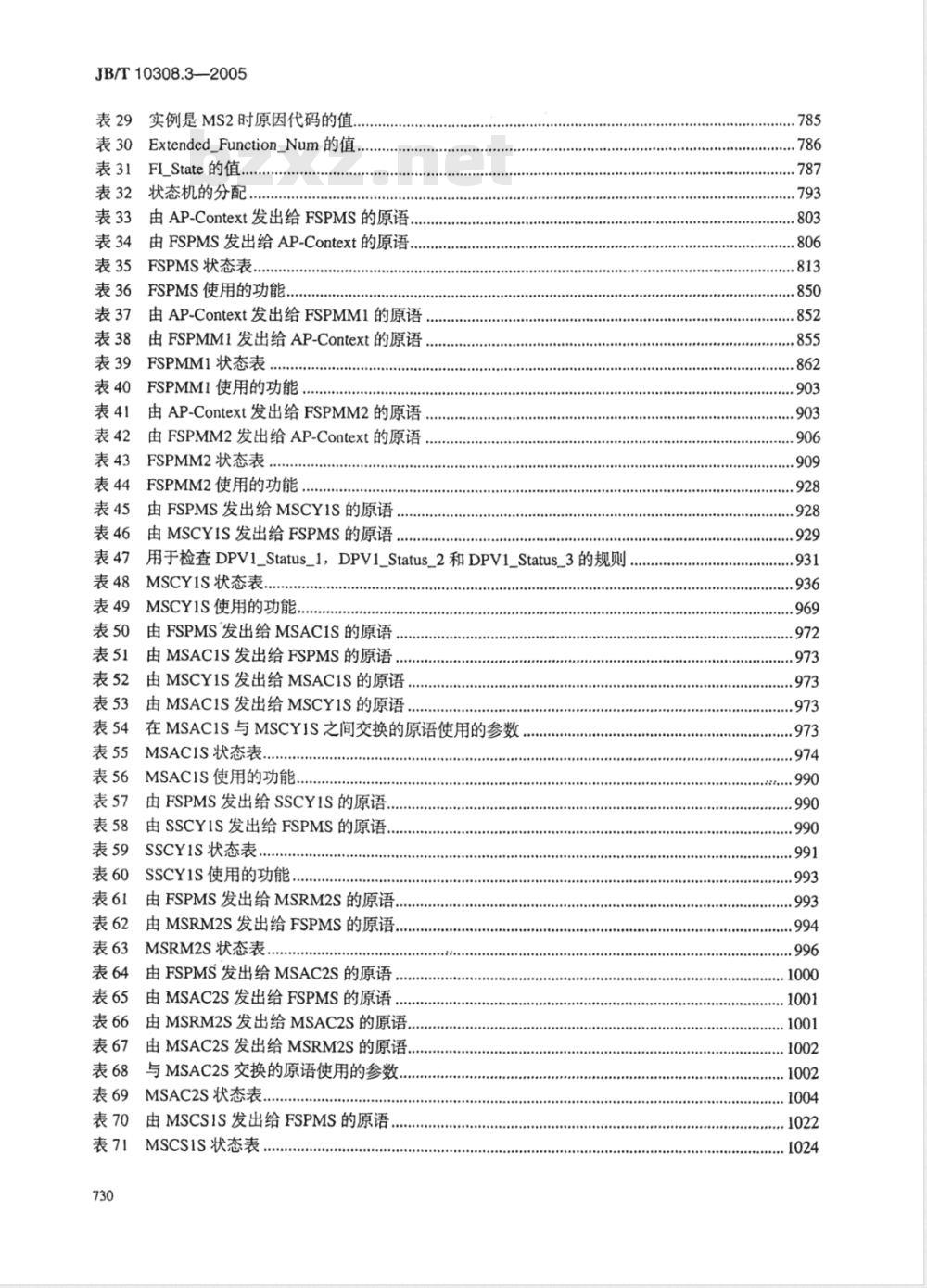 JB/T 10308.3-2005 测量和控制数字数据通信工业控制系统用现场总线 类型3：PROFIBUS规范
