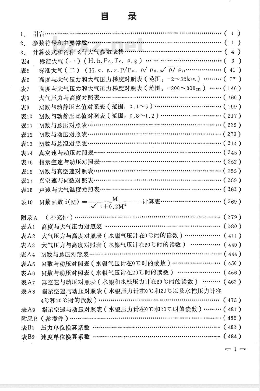 HB 6127-1986 飞行大气参数