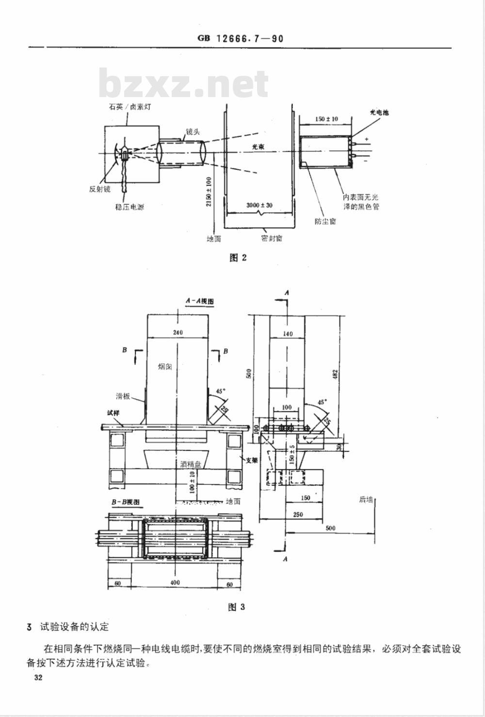 GB/T 12666.7-1990 电线电缆燃烧试验方法 第7部分:电线电缆燃烧烟浓度试验方法