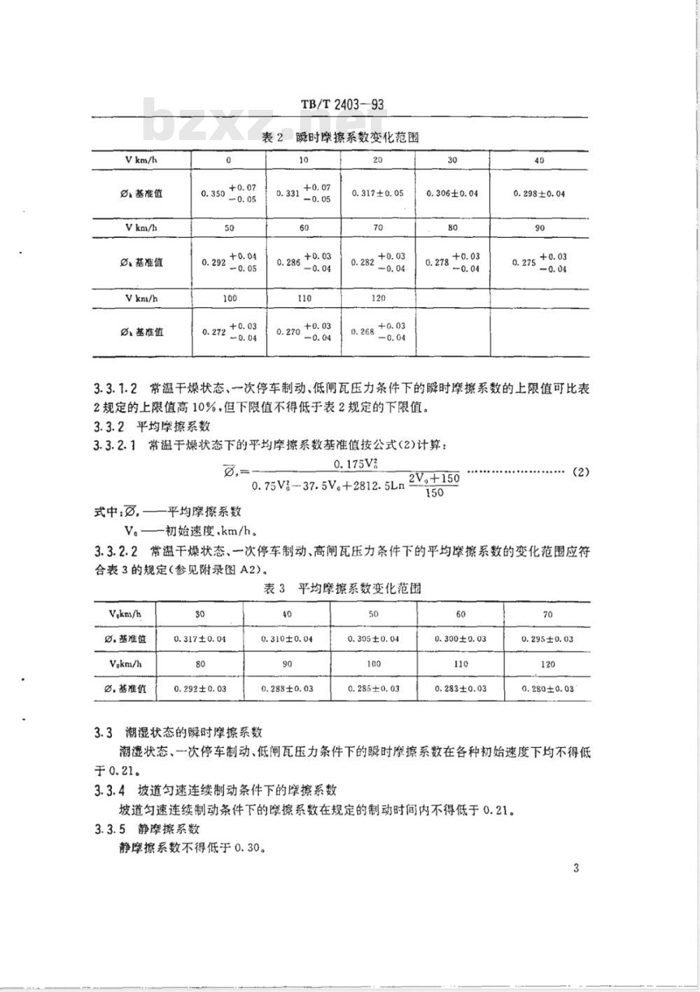 TB/T 2403-1993 货车高摩擦系数合成闸瓦