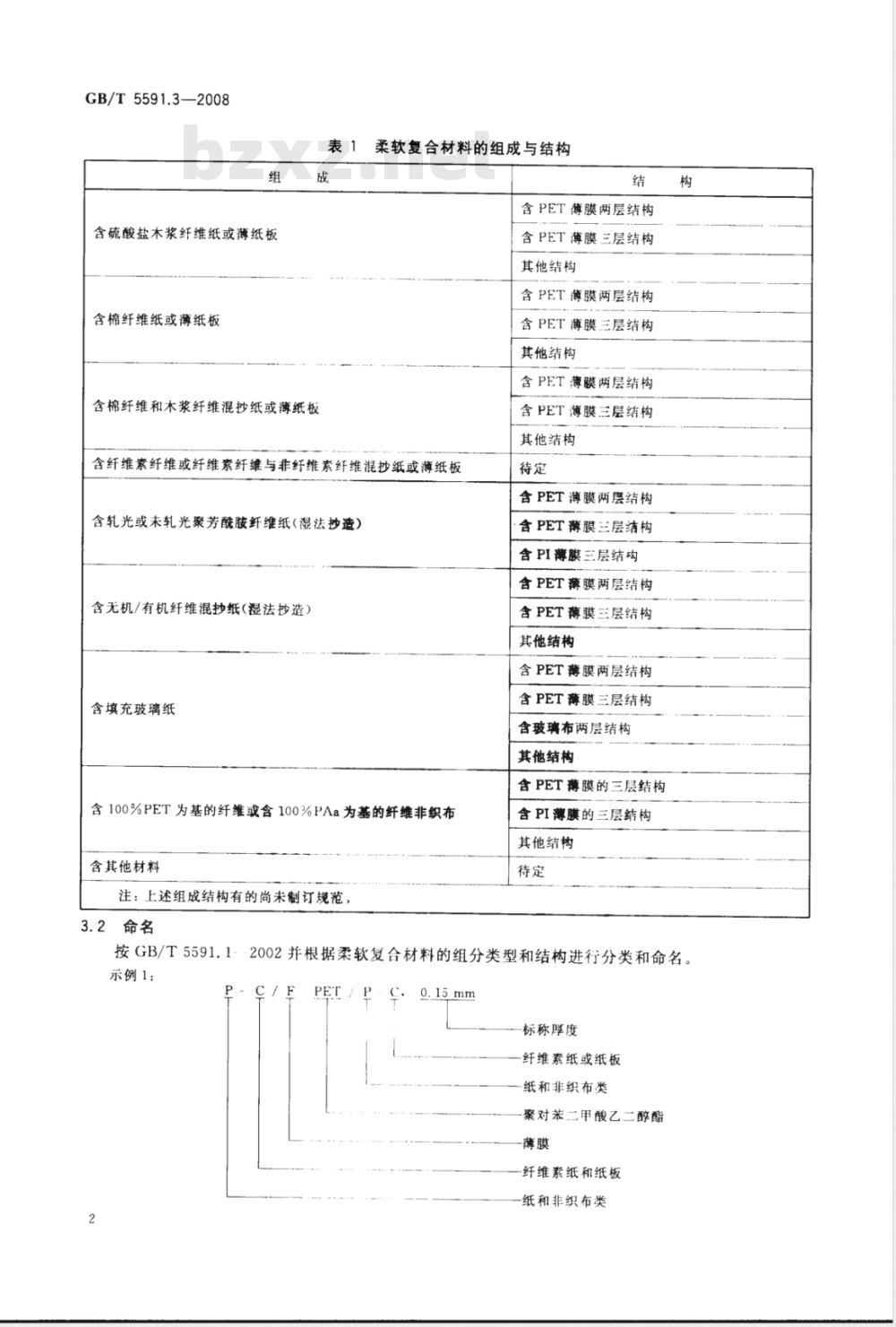 GB/T 5591.3-2008 电气绝缘用柔软复合材料 第3部分：单项材料规范