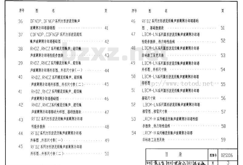 02S106 中小型冷却塔选用及安装