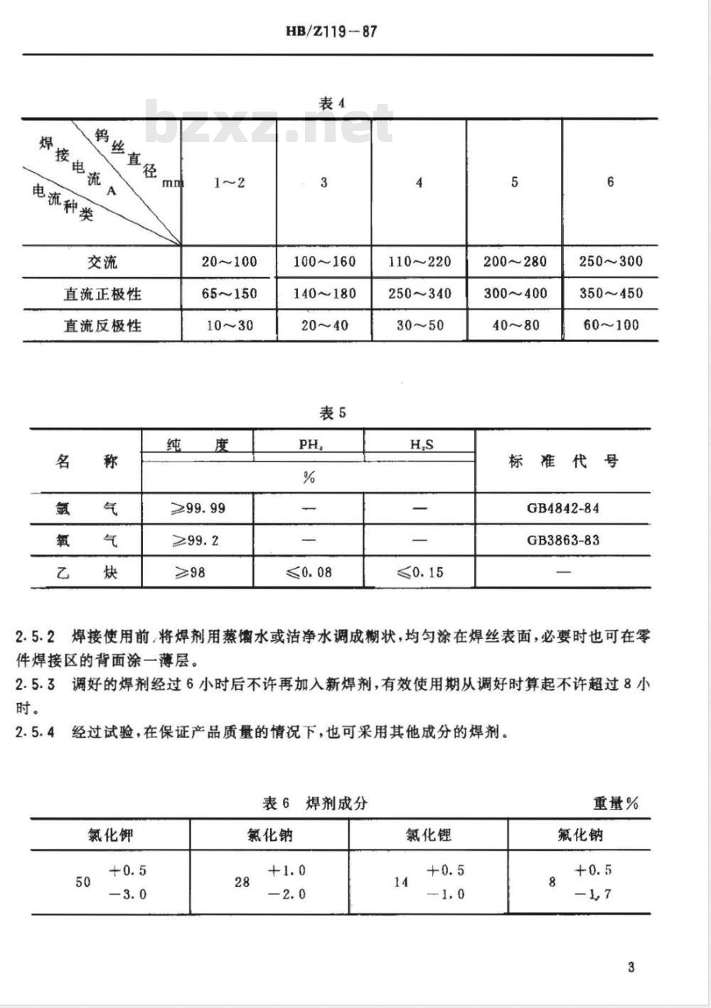 HB/Z 119-1987 铝及铝合金熔焊工艺