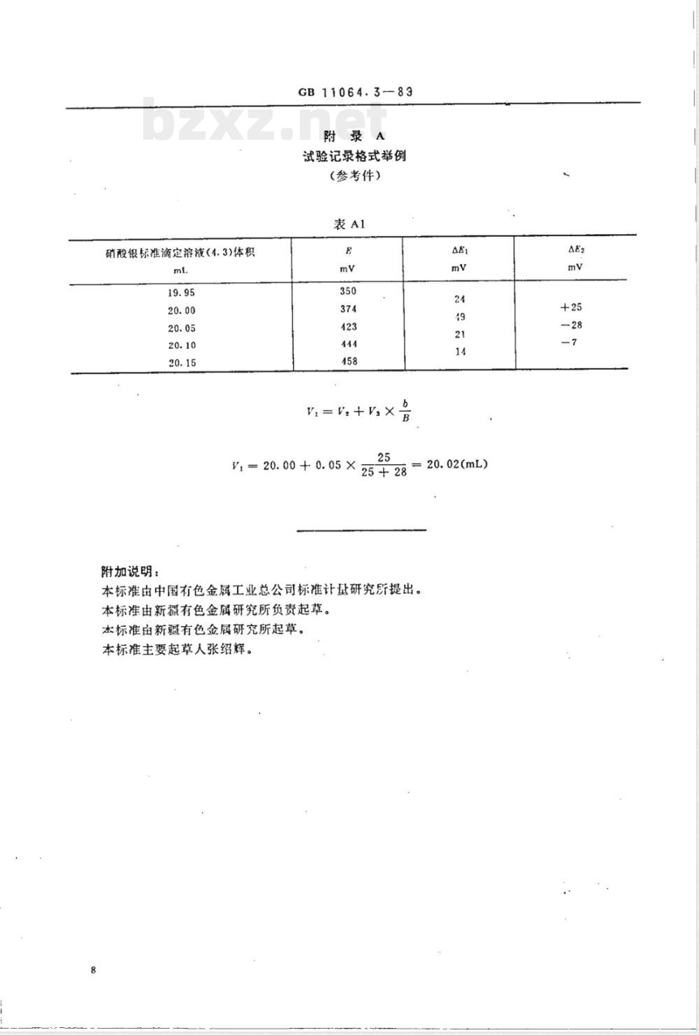 GB 11064.3-1989 碳酸锂、单水氢氧化锂、氯化锂化学分析方法 电位滴定法测定氯化锂量
