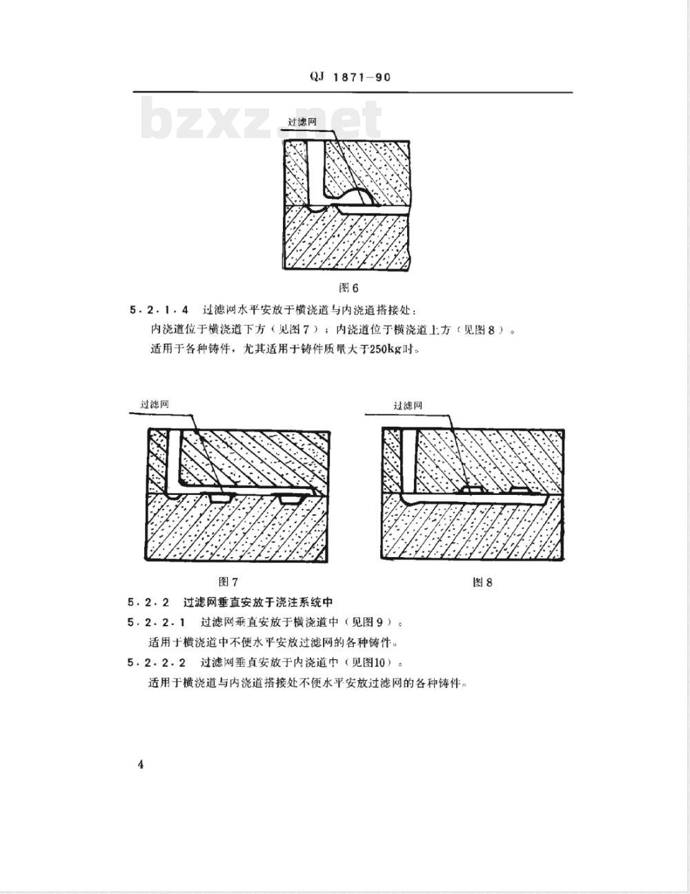 QJ 1871-1990 铁水过滤网使用规范