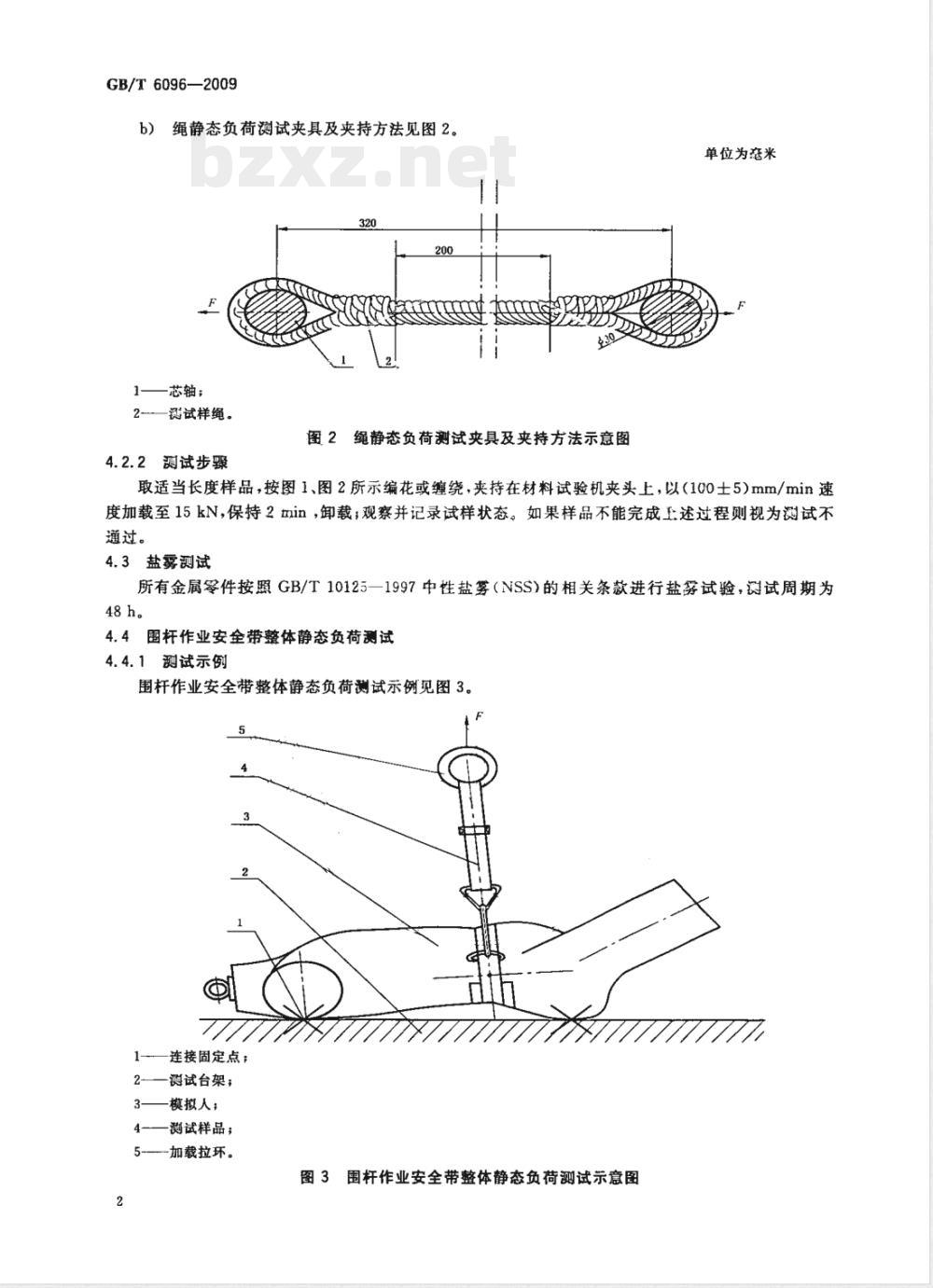 GB/T 6096-2009 安全带测试方法