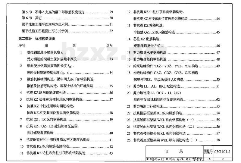 03G101-2 混凝土结构施工图平面整体表示方法制图规则和构造详图（现浇混凝土式楼梯）