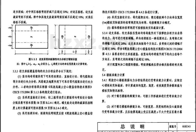 05SG343 现浇混凝土空心楼盖