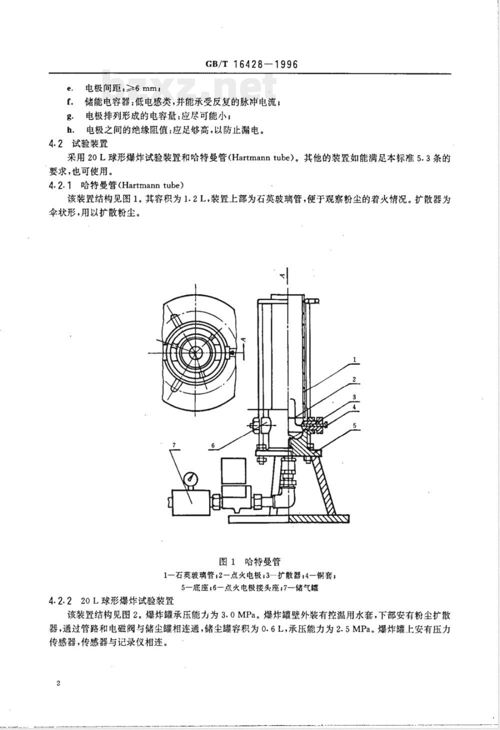 GB/T 16428-1996 粉尘云最小着火能量测定方法