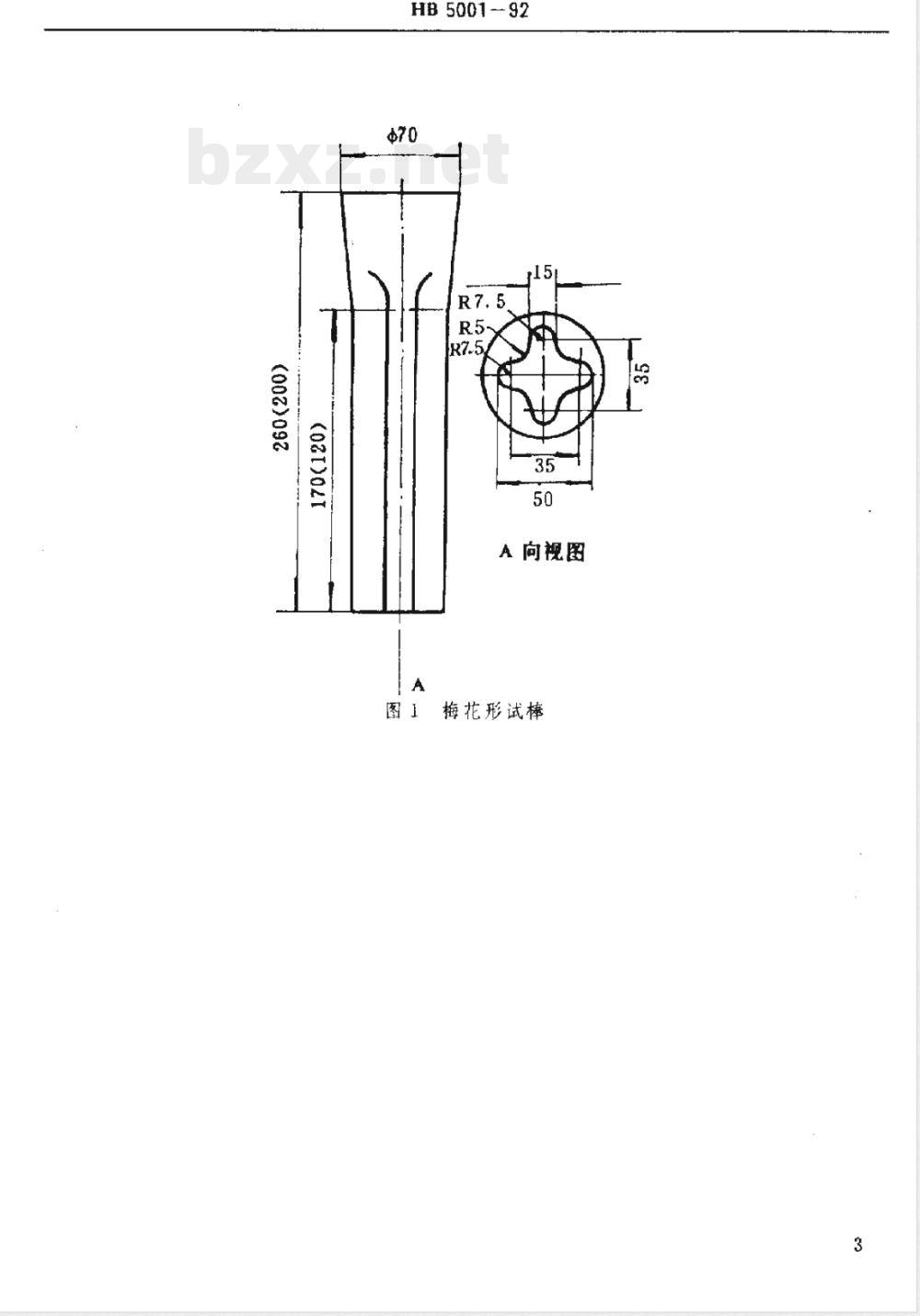 HB 5001-1992 结构钢熔模铸件技术标准