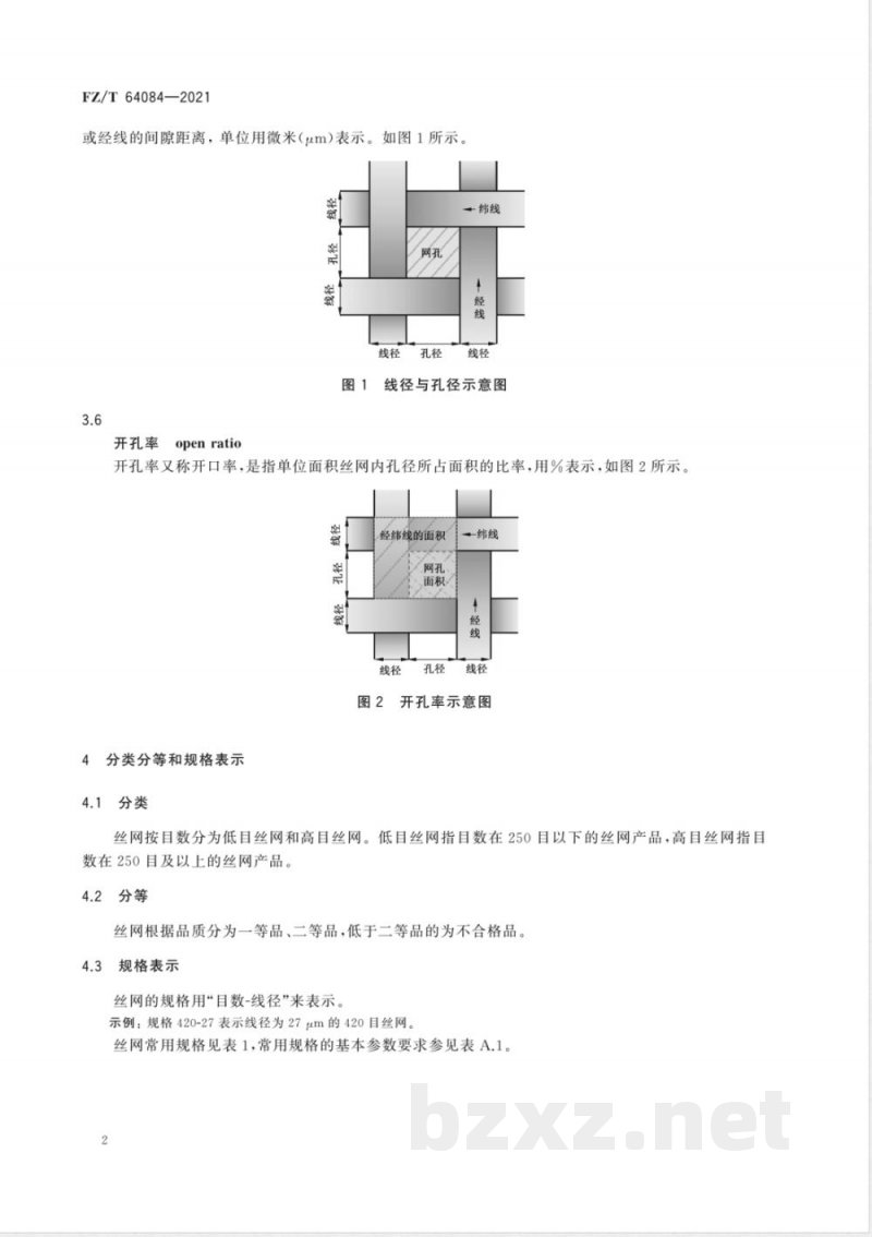 FZ/T 64084-2021电子印刷丝网 
