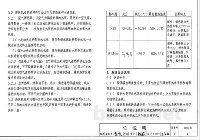 06SS127 热泵热水系统选用与安装