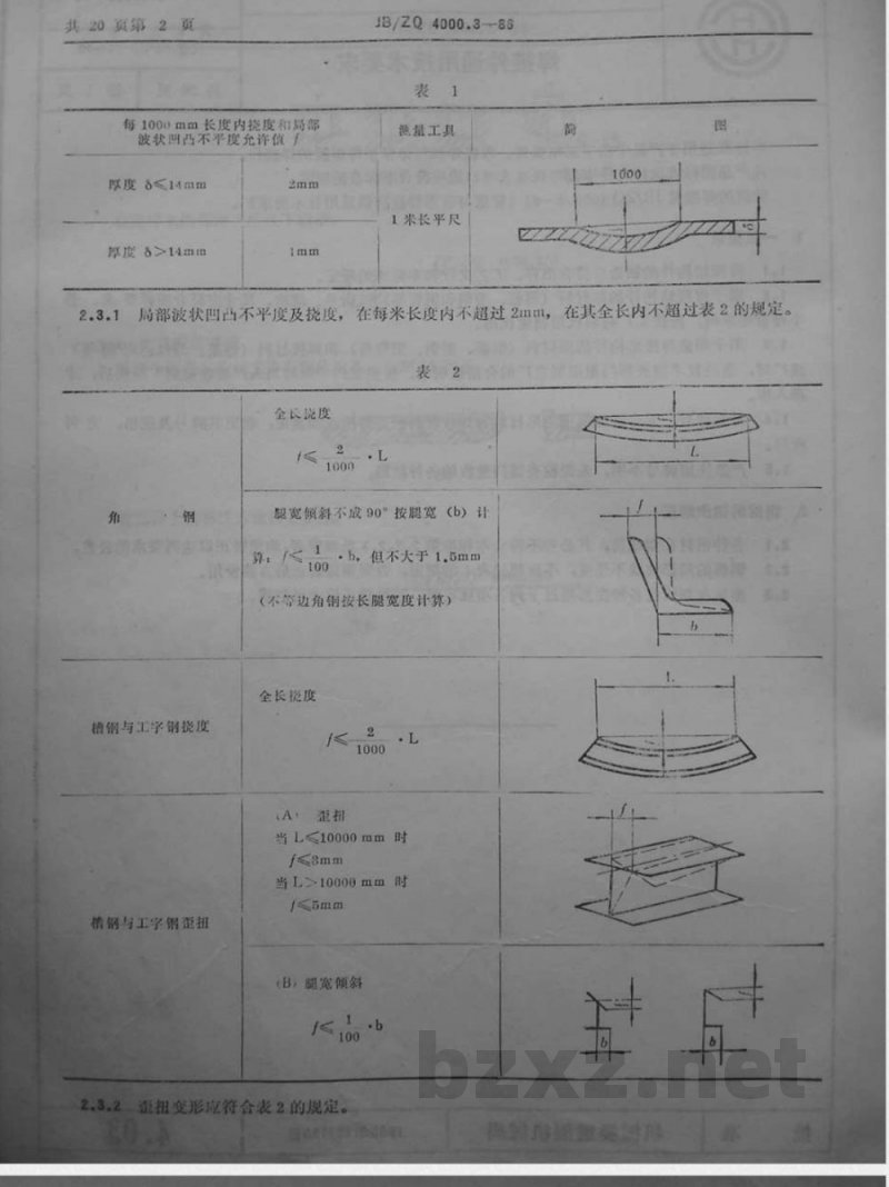 JB/ZQ 4000.3-1986 焊接件通用技术要求
