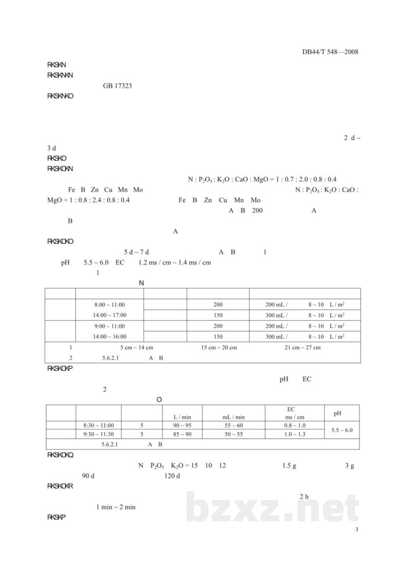 DB44/T 548-2008红掌盆花生产技术规程