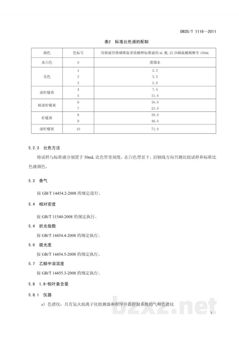DB35/T 1116-20111,8-桉叶素含量50%的桉叶油