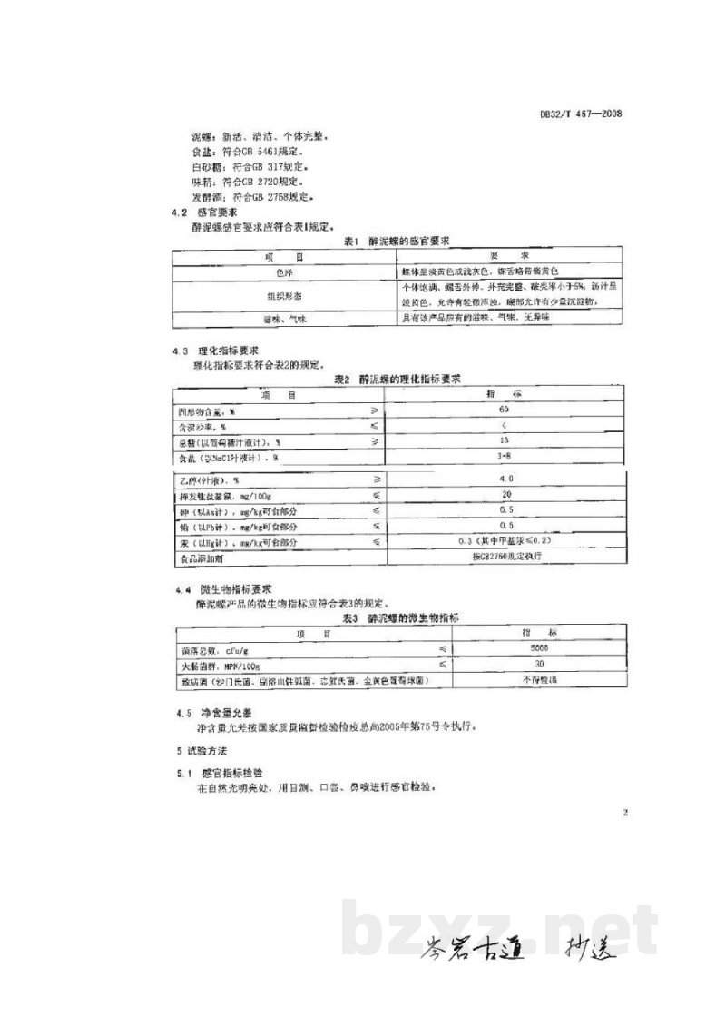 DB32/T 467-2008醉泥螺