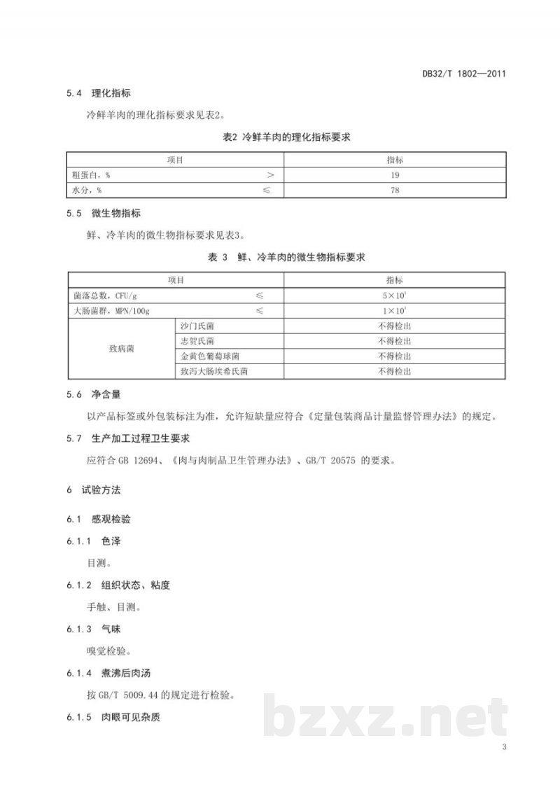 DB32/T 1802-2011地理标志产品 海门山羊肉