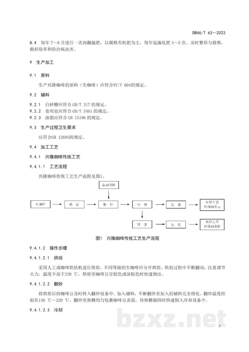 DB46/T 63-2023地理标志产品兴隆咖啡