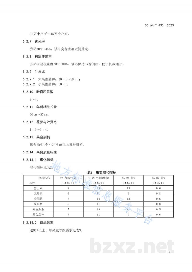 DB64/T 490-2023苹果优质丰产栽培技术规程