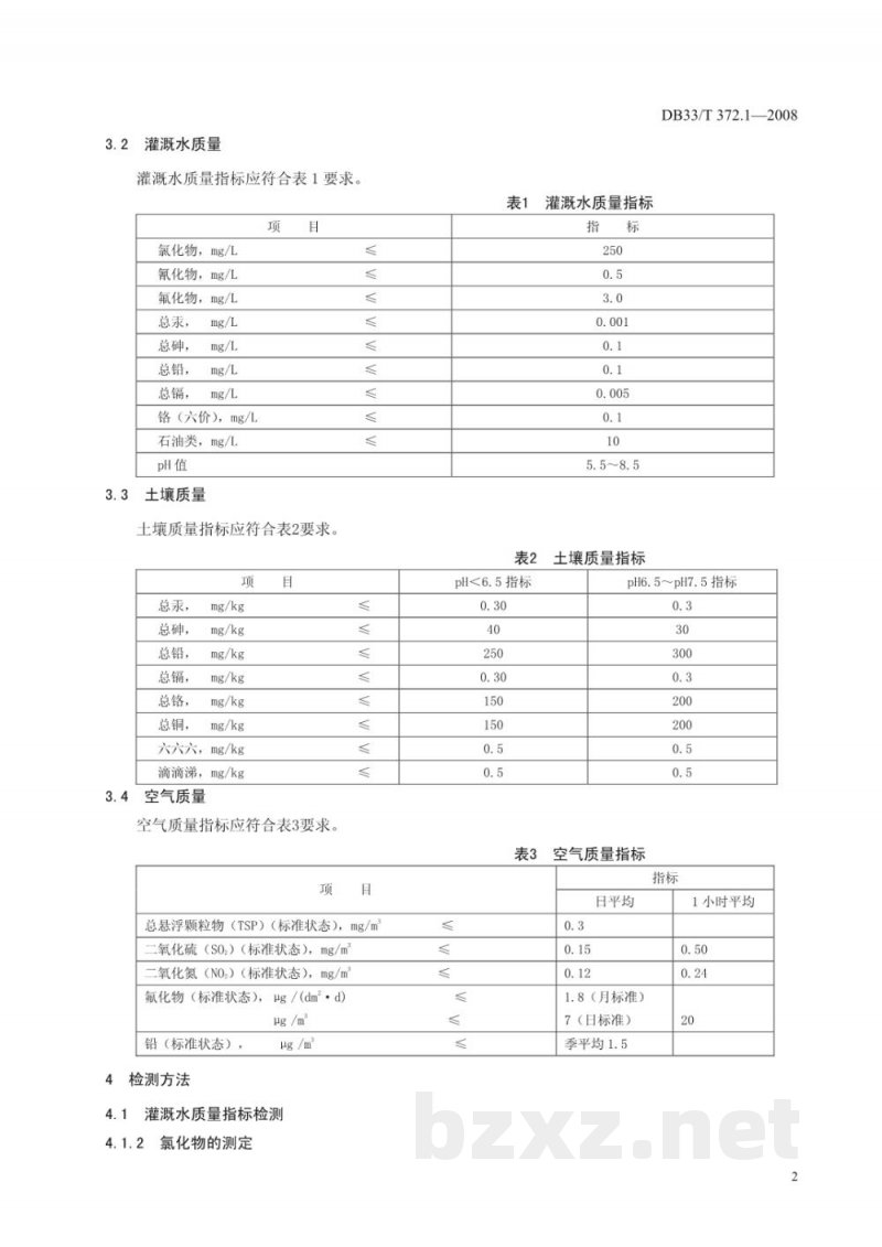 DB33/T 372.1-2008无公害杨梅 第1部分:产地环境要求