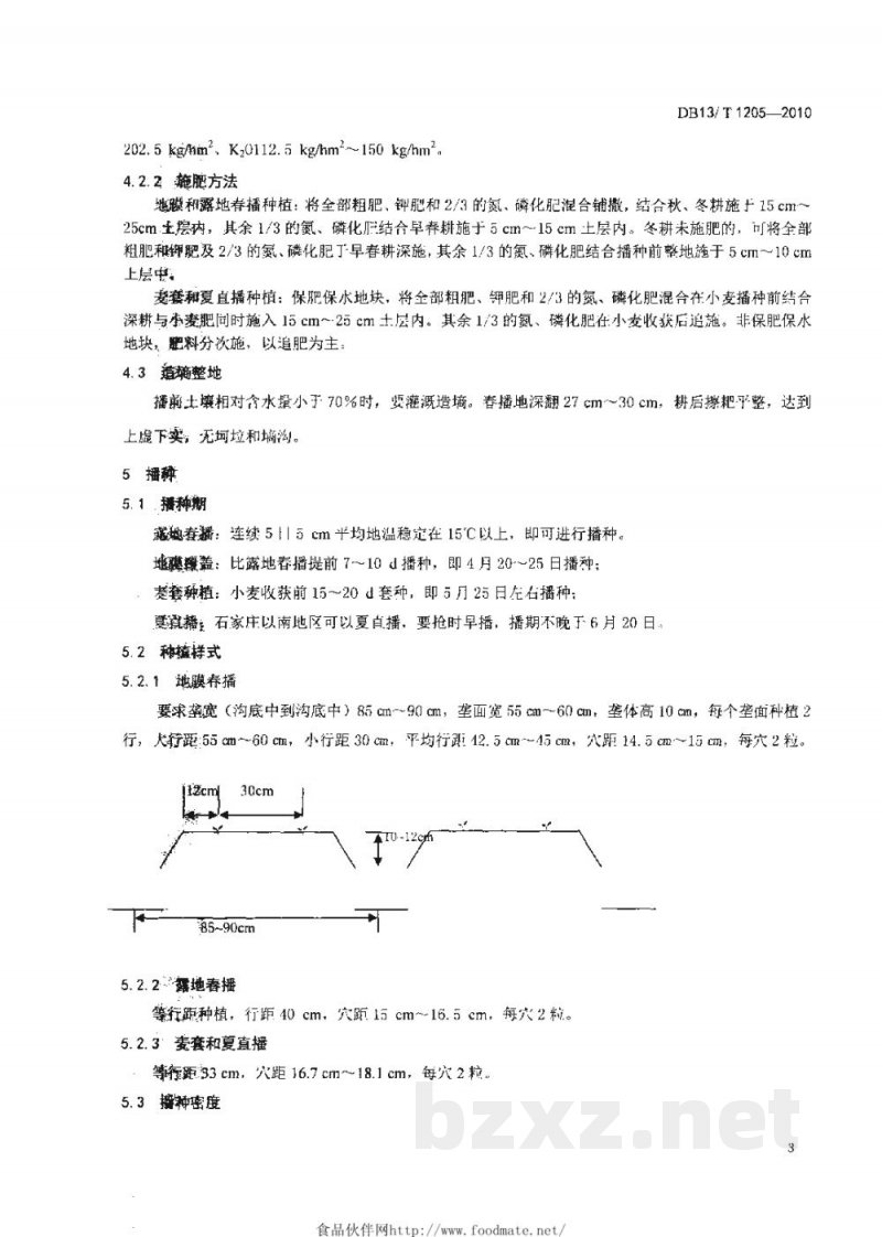 DB13/T 1205-2010高油花生品种冀花4号栽培技术规程