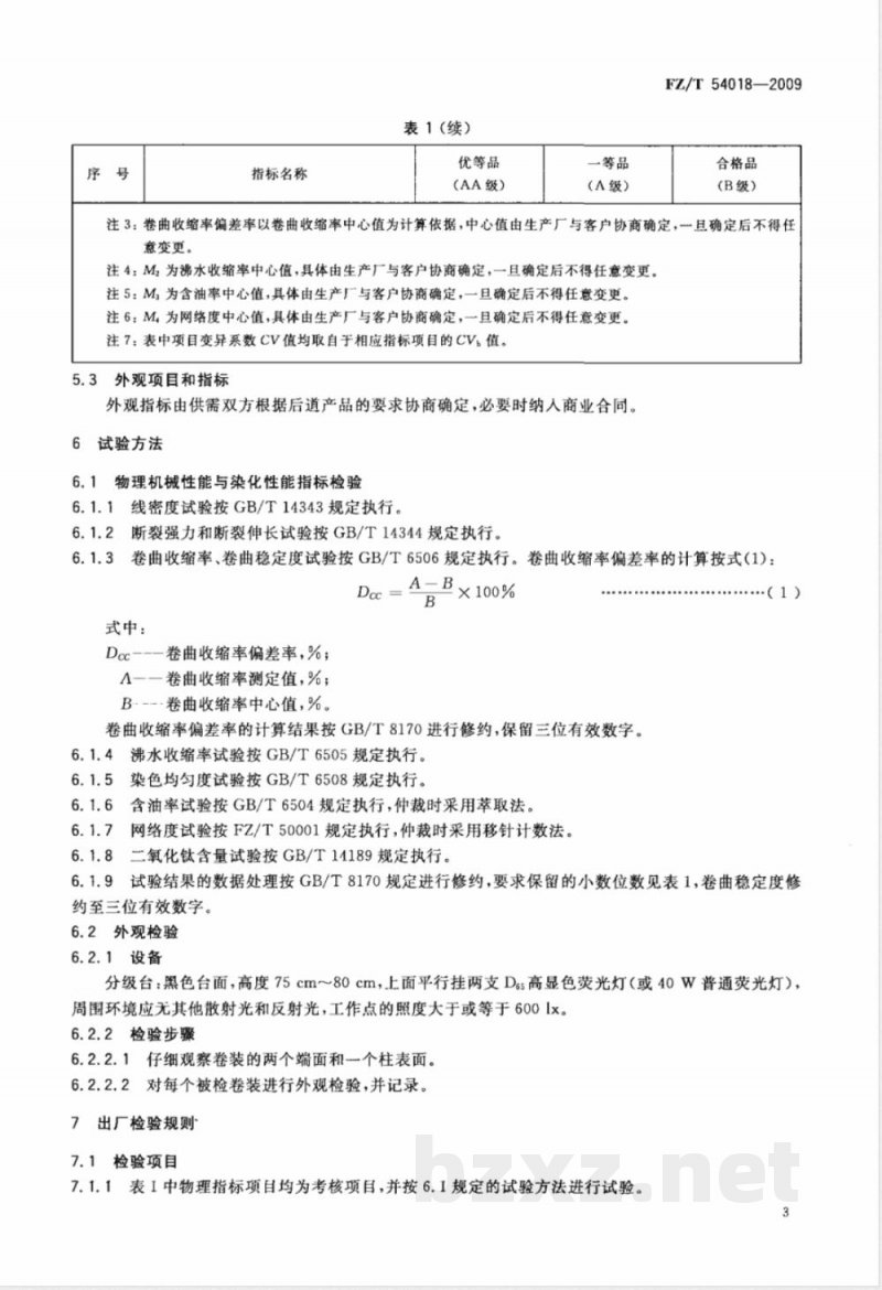 FZ/T 54018-2009 超细涤纶低弹丝