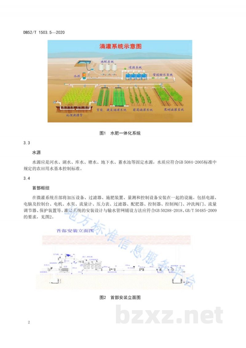 DB52/T 1503.5-2020贵州猕猴桃 第5部分：山地猕猴桃水肥一体化技术规程