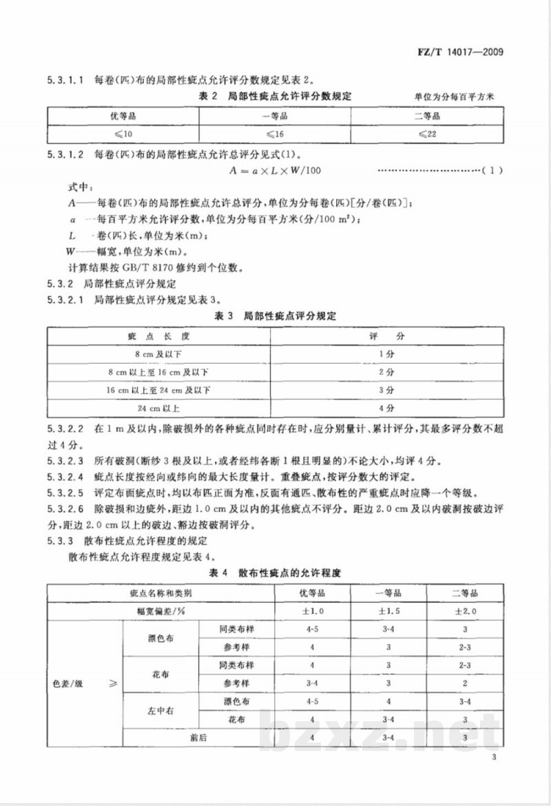 FZ/T 14017-2009 锦纶印染布