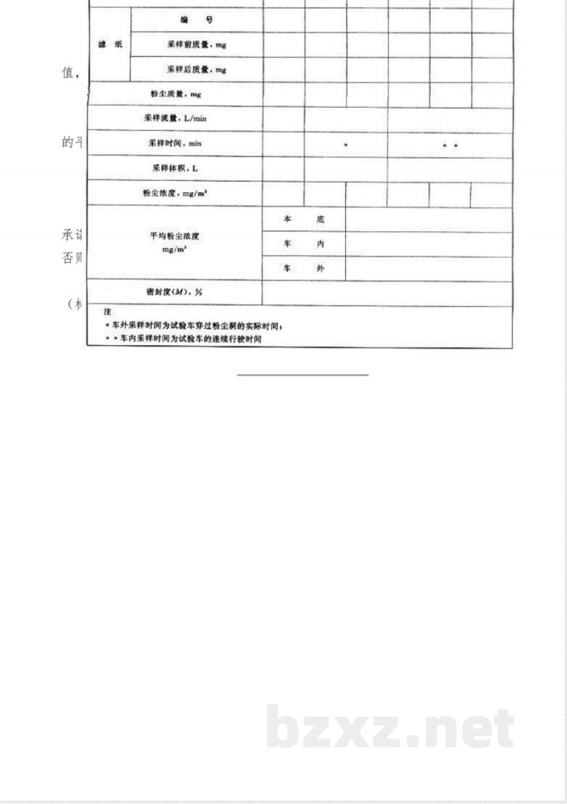 QC/T 646.1-2000 汽车粉尘密封性试验 粉尘洞法
