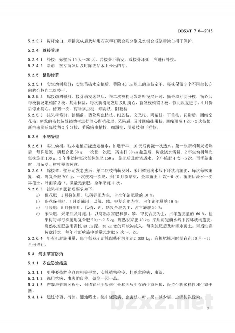 DB53/T 710-2015地理标志产品 华坪芒果