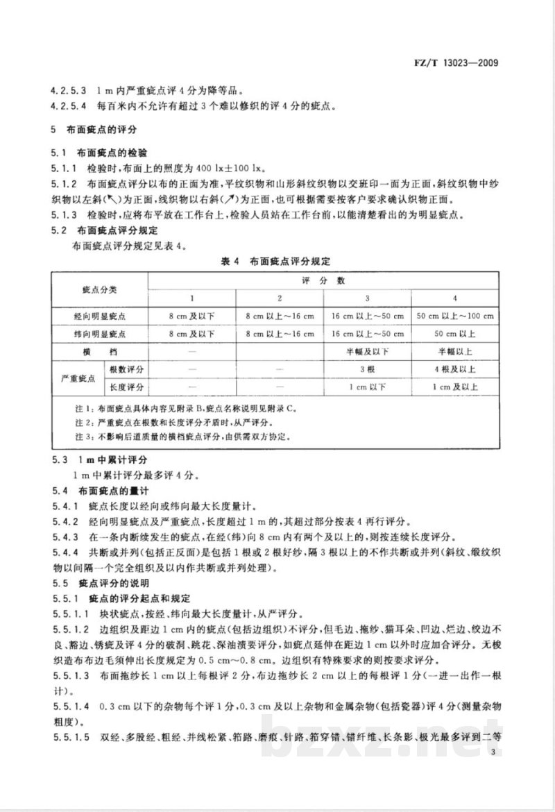 FZ/T 13023-2009 莫代尔纤维本色布