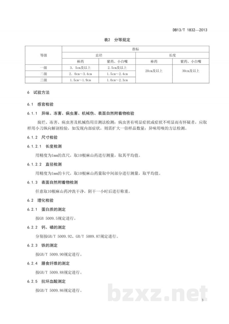 DB13/T 1832-2013地理标志产品 蠡县麻山药