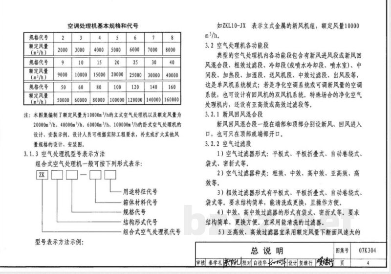 07K304 空调机房设计与安装(新编)