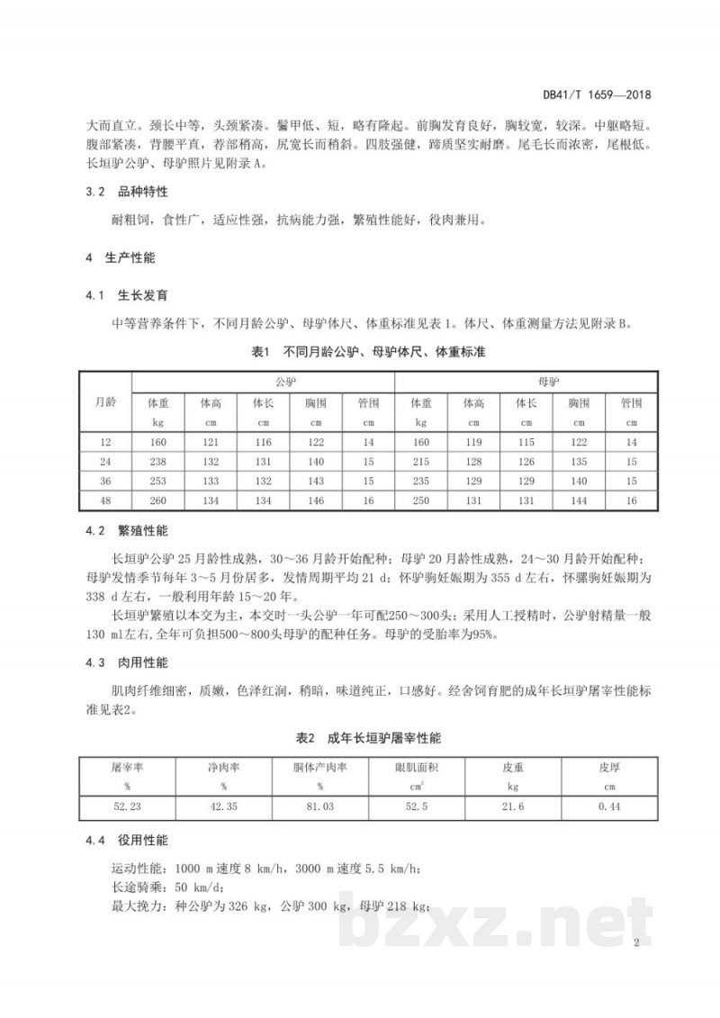 DB41/T 1659-2018长垣驴