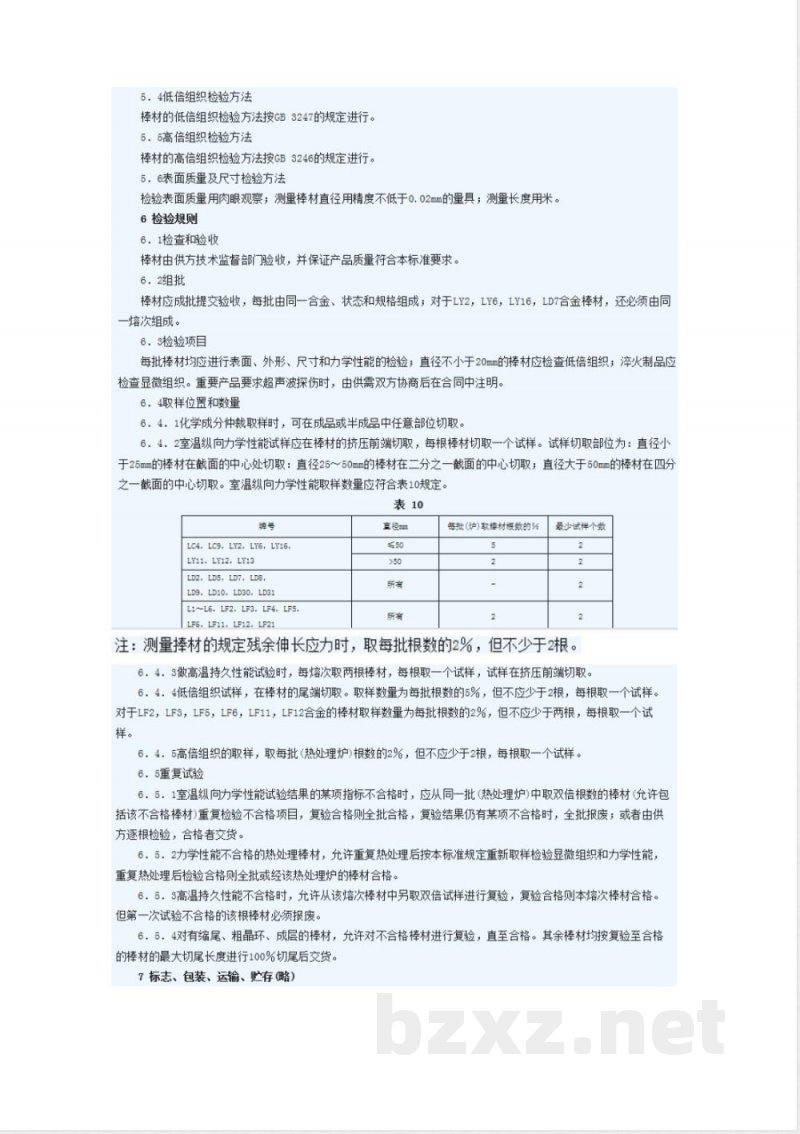 GB 10572-1989 优质铝及铝合金挤压棒材