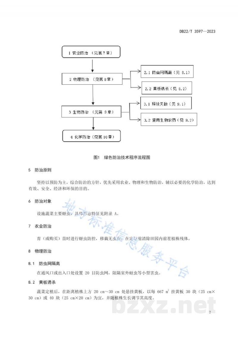 DB22/T 3597-2023设施蔬菜蚜虫绿色防控技术规程